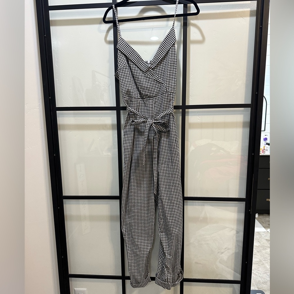 Albion black and white jumpsuit